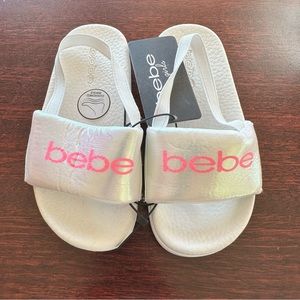 Girl’s white Bebe Sandals